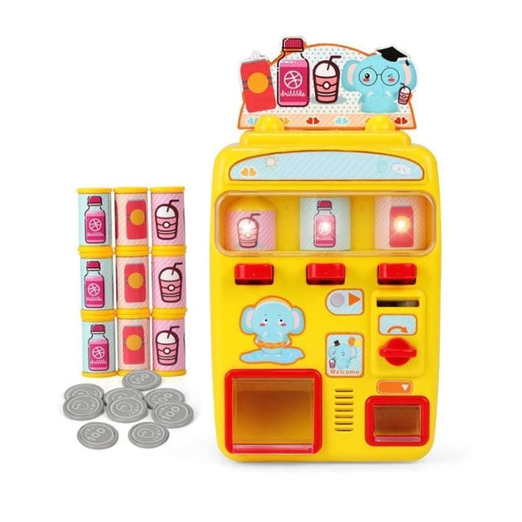 Toy Vending Machine Simulation Shopping House Set Groceries Toys for Children Educational Pretend Play Birthday Gifts