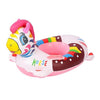 Cartoon Animal Baby Pool Seat Inflatable Safety Swimming Ring with Handle Water Fun Pool Toys Aid Trainer Beach Float Boat