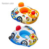 Kids Baby Swimming Tool Cartoon Plane-shaped Float Circle Summer Inflatable Water Play Toy Cute Float Seat Pool Aid Trainer Boat