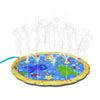 Summer Inflatable Water Spray Pad Kids Outdoor Sports Play Toys Children PVC Water Spray Mat Beach Blue Whale Printed Cushion