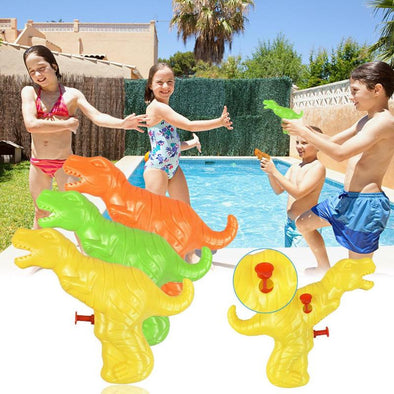 Summer Kids Dinosaur Shape Outdoors Beach Bathing Water Gun Spraying Toys Dinosaur Model Play Water Toys Water Gun Toy Drop Ship