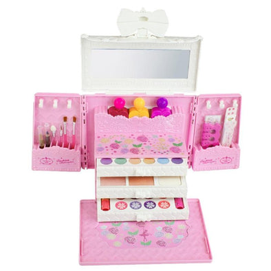 Princess Cosmetics Set Toy Make Up Kits Pretend Play Children Beauty Gift Movable Makeup Palett Kits Cute Play House Child Gift